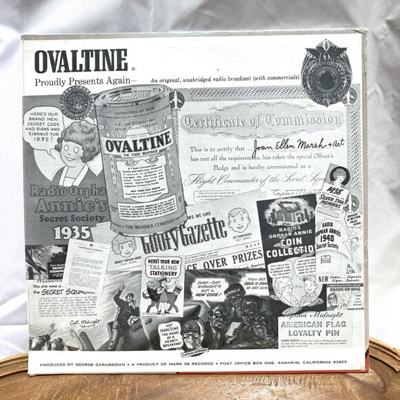 Little Orphan Annie Original Radio Broadcasts 1972 Vinyl Record - Picture 2 of 4